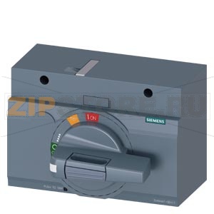 FRONT MOUNTED ROTARY OPERATOR STANDARD IEC IP30/40 ACCESSORY FOR: 3VA5/6 400/600 Siemens 3VA9447-0EK11 