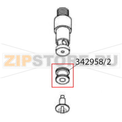 Boccola iglidur &quot;X&quot; per WRIS2+ Comenda PF45 Boccola iglidur "X" per WRIS2+ Comenda PF45Запчасть на деталировке под номером: 342958/2