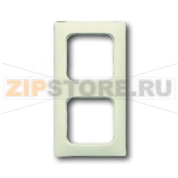 Рамка двухместная, слоновая кость ABB 2CKA001725A1550