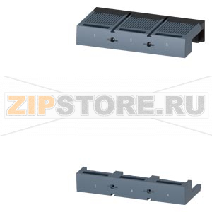 Terminal cover short 3 pole; 1 pcs. accessory for: 3VA55/3VA65/3VA66 Siemens 3VA9671-0WD30 