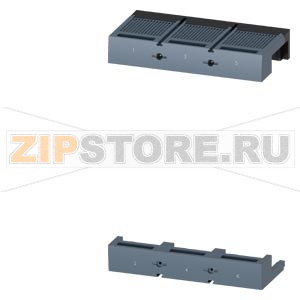 Terminal cover short 3 pole; 1 pcs. accessory for: 3VA55/3VA65/3VA66 Siemens 3VA9671-0WD30 