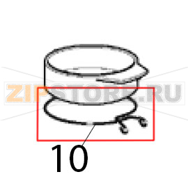 Feder Scotsman EC 126 AS Feder Scotsman EC 126 ASЗапчасть на деталировке под номером: 10