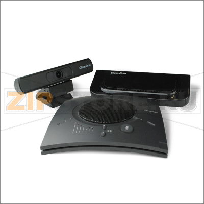 ClearOne Collaborate Versa 50. Комплект ВКС в составе: Концентратор COLLABORATE Versa hub; Камера UNITE 50; Спикерфон CHAT 150;  COLLABORATE SPACE - облачная лицензия для 50 участников с двумя виртуальными комнатами и одним шлюзом SIP / H.323 с бесплатной 