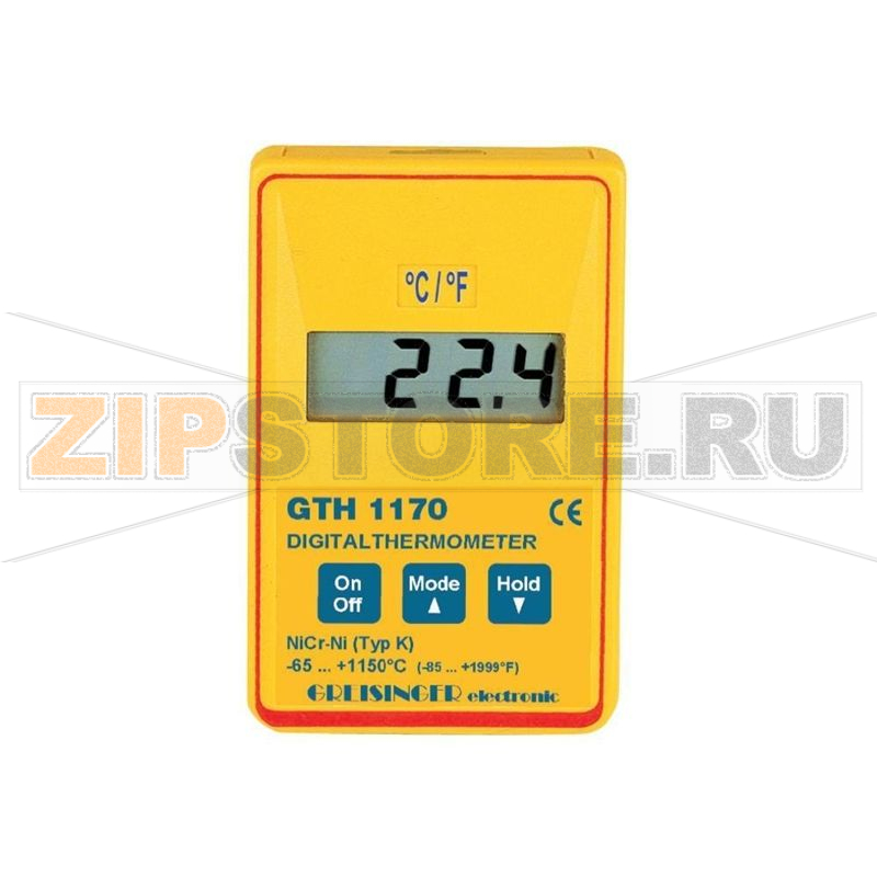 Термометр цифровой, прецизионный, от -65 до +1150°C, тип датчика: K Greisinger GTH 1170 