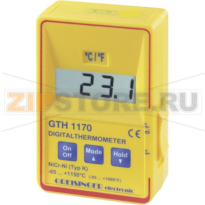 Термометр цифровой, прецизионный, от -65 до +1150°C, тип датчика: K Greisinger GTH 1170 