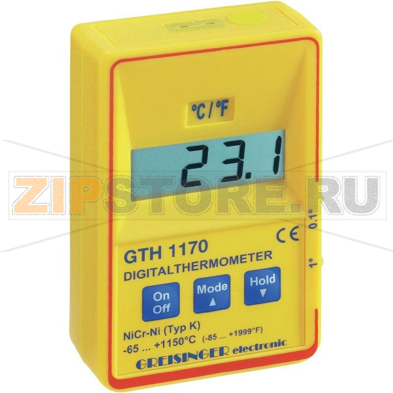 Термометр цифровой, прецизионный, от -65 до +1150°C, тип датчика: K Greisinger GTH 1170 