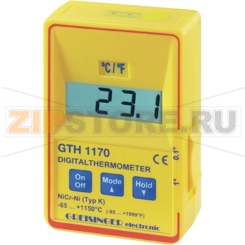 Термометр цифровой, прецизионный, от -65 до +1150°C, тип датчика: K Greisinger GTH 1170 