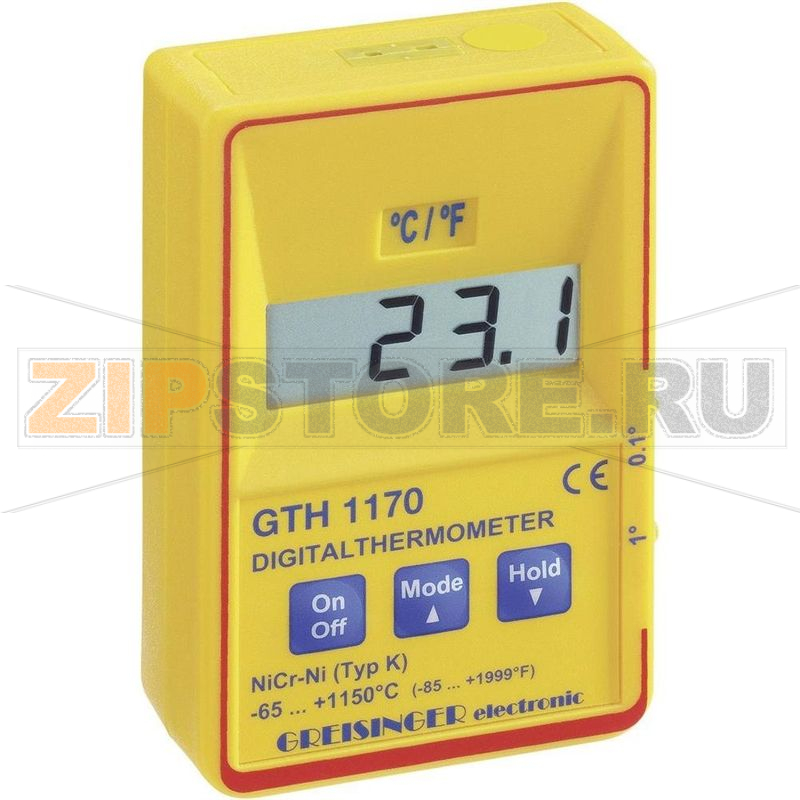 Термометр цифровой, прецизионный, от -65 до +1150°C, тип датчика: K Greisinger GTH 1170 