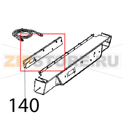Control board and cover bakerlux Unox XB 895 Control board and cover bakerlux Unox XB 895Запчасть на деталировке под номером: 140