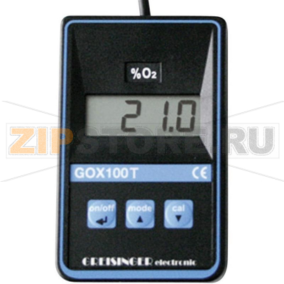 Газоанализатор содержания кислорода, от 0 до 100 % Greisinger GOX 100T 