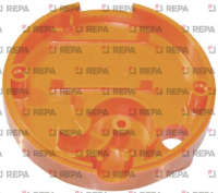 НИЖНЯЯ КРЫШКА ОРАНЖЕВАЯ ПЛАСТИКОВАЯ