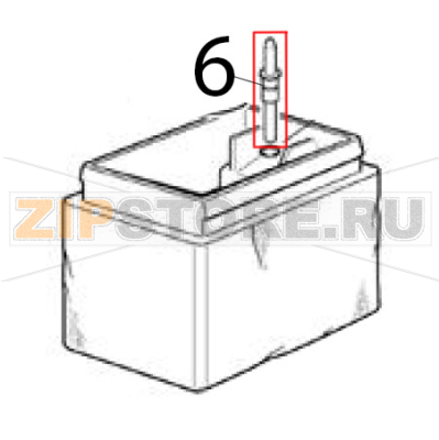 Ugello in plastica Scotsman MF 46 WS Ugello in plastica Scotsman MF 46 WSЗапчасть на деталировке под номером: 6
