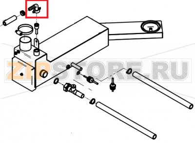 Elbow hose connection 3/8&quot; with seal CONVOTHERM OES 10.10    Elbow hose connection 3/8" with seal CONVOTHERM OES 10.10Запчасть на сборочном чертеже под номером: 491Название запчасти на английском&nbsp;языке: Elbow hose connection 3/8" with seal CONVOTHERM OES 10.10