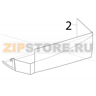 Door, short (light gray) Intermec PF4i Door, short (light gray) Intermec PF4iЗапчасть на деталировке под номером: 2Название запчасти на английском языке: Door, short (light gray) Intermec PF4i.