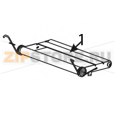 Kit dancer assy Zebra 90XiIII Plus Kit dancer assy Zebra 90XiIII PlusЗапчасть на деталировке под номером: 1