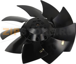 AXIAL FAN EBM A2E200 AH38-01 