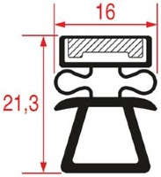 GUARNIZIONE AD INCASTRO 480x360 mm