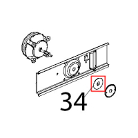 Guarnizione portamotore stamp. Unox XBC 604P