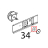 Guarnizione portamotore stamp. Unox XBC 604P