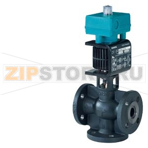 MXF461.32-12P - Смесительный/2-ходовой клапан, фланцевый, PN16, DN32, kvs 12, AC / DC 24 В, 0/2...10 В, 4...20 мА, теплоноситель содержащий минеральное масло Siemens MXF461.32-12P 
