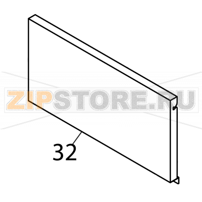 Upper side panel Fagor FI-2700I Upper side panel Fagor FI-2700IЗапчасть на деталировке под номером: 32Название запчасти Fagor на английском языке: Upper side panel FI-2700I.