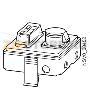 BD2-AK1/CEE165A163 TAP-OFF UNIT 16A / 1X3P MCB(C)+ 1X5P.CEE Siemens BVP:047283 