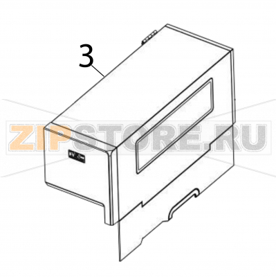Media cover assembly TSC MH340T Media cover assembly TSC MH340TЗапчасть на деталировке под номером: 3Название запчасти TSC на английском языке: Media cover assembly MH340T.