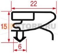 SNAP-IN GASKET 750x550 mm