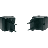 Корпус с вилкой 37x38x32 мм, пластиковый, черный, 1 шт TRU Components TC-SG 6 SW203