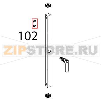 Copri viti maniglia cheftop bakertop Unox XBC 815G Copri viti maniglia cheftop bakertop Unox XBC 815GЗапчасть на деталировке под номером: 102