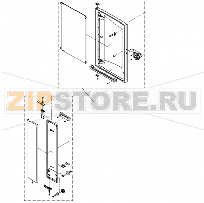 Slide panel 10.10 P3 including guide rail and fixing accesso CONVOTHERM OES 10.10  Slide panel 10.10 P3 including guide rail and fixing accesso CONVOTHERM OES 10.10Запчасть на сборочном чертеже под номером: B030Название запчасти на английском&nbsp;языке:&nbsp;Slide panel 10.10 P3 including guide rail and fixing accesso CONVOTHERM OES 10.10
