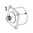 Stepper motor peel option 8 dot (203 dpi) Zebra S600