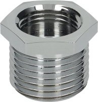 FITTING ø 1/2M-3/8F CHROMED BRASS
