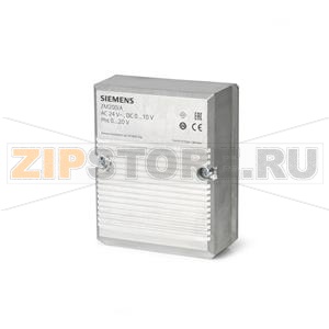 ZM200/A - Клемная коробка для управления клапанами с магнитными приводами, AC 24 В, DC 0...10 В / 0...20 В Phs Siemens ZM200/A 