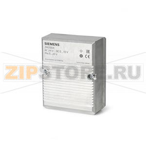 ZM200/A - Клемная коробка для управления клапанами с магнитными приводами, AC 24 В, DC 0...10 В / 0...20 В Phs Siemens ZM200/A 