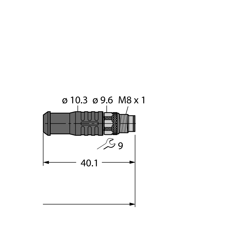 Кабель PUR Turck RKS4.4T-2-PSGS4M/TXL 
