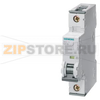 АВТОМАТИЧЕСКИЙ ВЫКЛЮЧАТЕЛЬ 230/400V 10KA, 1-ПОЛ., C, 1A ДЛЯ Ж/Д ПРИМЕНЕНИЙ Siemens 5SY4101-7KK11