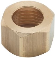 BRASS COUPLING NUT, 1/2 NPSM FEMALE THR