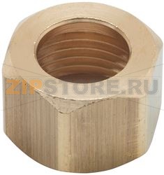 BRASS COUPLING NUT, 1/2 NPSM FEMALE THR 