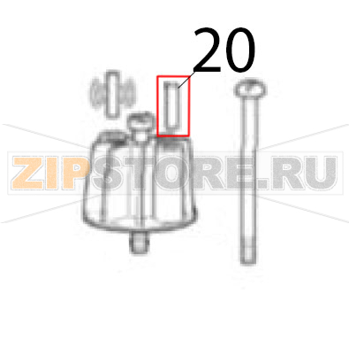 Bracket assy MGT Scotsman AF 124 Bracket assy MGT Scotsman AF 124Запчасть на деталировке под номером: 20