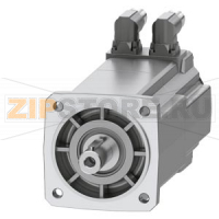 SIMOTICS S-1FK2 CT Серводвигатель М0 = 3,6 Нм; ПН = 0,94 кВт при NN = 3000 оборотов в минуту (380-480); ПН = 0,53 кВт при нн = 1500 оборотов в минуту (200-240 В); С удерживающим тормозом; Степень защиты IP65; Вал D19x40 мм с шпонкой; Абсолютный датчик 22-