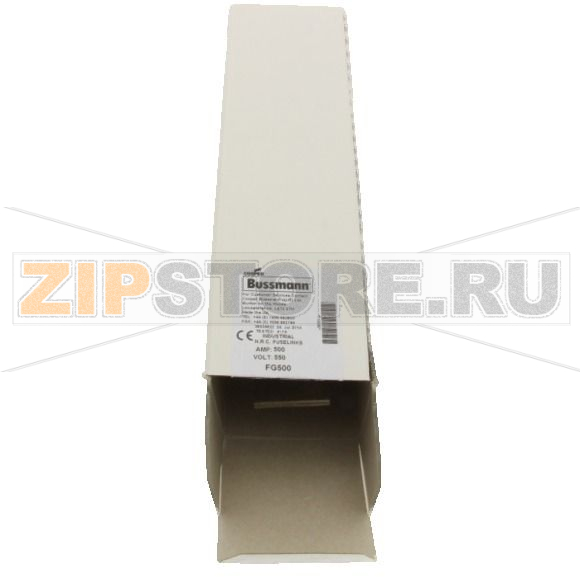 Предохранитель, 630 A, AC 415 В, 80 кА, BS88, 74x262 мм, gL/gG, BS Eaton 630AMP 415V AC/400V DC 
