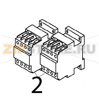 Контактор BF09, 230 В, 50/60 Гц, 25(9) A Angelo Po BX101E Контактор BF09, 230 В, 50/60 Гц, 25(9) A Angelo Po BX101EЗапчасть на деталировке под номером: 2