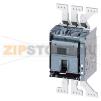 draw-out molded case circuit breaker w. handle with guide frame and PSS frame 1600; 4AUX and trip alarm switch S24; Icu "C" Icu=110kA @ 415V, 3-pole ETU660, LSIG, In=1000A display, meas., comm. function Ir=400...1000A Isd=0.6...10xIn, Ii=1.5...15xIn N con