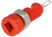Гнездо 2 мм, 6 А, красное Hirschmann MBI 1 RT