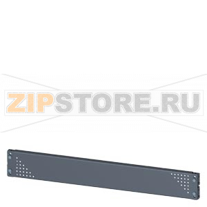 SIVACON, mounting plate, mounting with bracket, perforated, H: 100 mm, W: 800 mm, zinc-plated Siemens 8MF1180-2AM12-0 