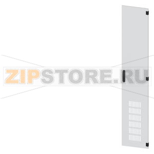 SIVACON, door, on the right, ventilated, IP20, H: 2200 mm, W: 400 mm, RAL 7035, Protection class 1 Siemens 8MF1240-2UT14-1BA2 