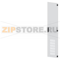 SIVACON, door, on the right, ventilated, IP20, H: 2200 mm, W: 400 mm, RAL 7035, Protection class 1 Siemens 8MF1240-2UT14-1BA2