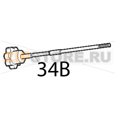Tirante paral. blu Sirman Mirra 300 Tirante paral. blu Sirman Mirra 300Запчасть на деталировке под номером: 34B
