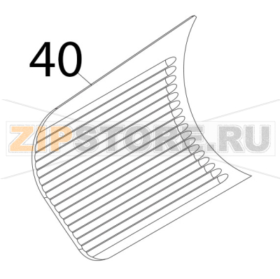 Vela NO CE ossidata Sirman Palladio 300 Vela NO CE ossidata Sirman Palladio 300Запчасть на деталировке под номером: 40